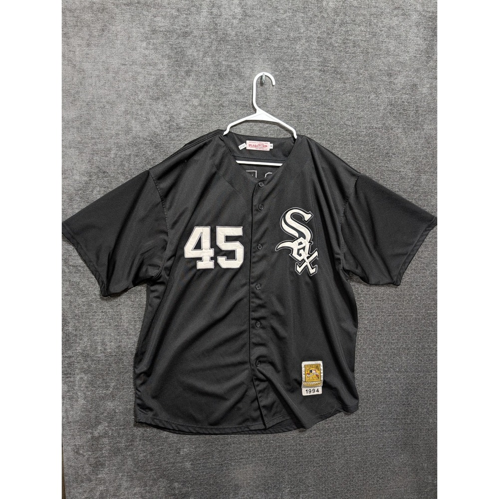 Mitchell & Ness Michael Jordan Chicago White Sox 1994 Jersey Black 45 Size 56